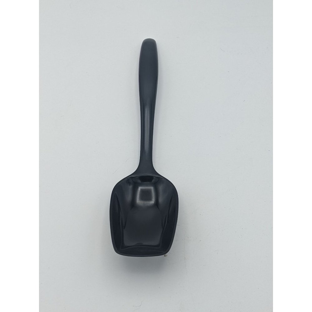 Hutzler Solid Serving Spoon Melamine 10" Black No 518